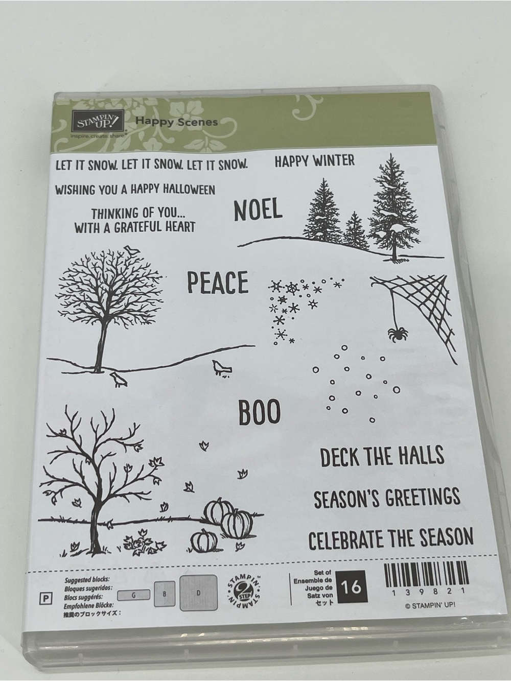 Stampin' Up! Happy Scenes Clear Stamp Set